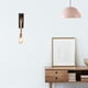 thumbnail image 4 of Luces de pared Decoración Luces colgantes Candelabros Lámpara de pared de arte de hierro Aplique de pared rústico Lámpara colgante Lámparas rústicas para mesita de noche, 4 of 5
