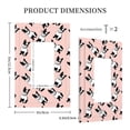 thumbnail image 3 of Fotbe French Bulldog1 Print Duplex Receptacle Wall Plate, 1-Gang 5.0" x3.0" Wall Outlet Covers, Dual Outlet Faceplates Covers, Color-matched Screws Included-Style U, 3 of 6