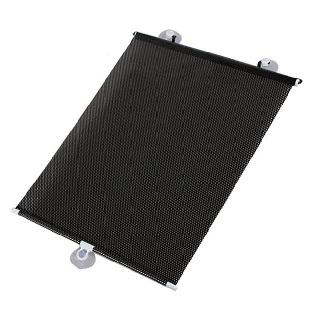 Cortinas enrollables con ventosa para oscurecer el ambiente, para sala de estar, cocina, oficina, ventana de automóvil, sin perforaciones