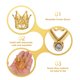 thumbnail image 3 of Uxcell 24Pcs Mini Toppers de Pastel en Forma de Corona, Aleación Reina Princesa Pequeña Corona Dorada en Forma de Corazón, Pequeña Corona de Corazón, 3 of 6