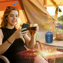 Yufenmy Clearance,Outdoor Indoor Bluetooth Speaker Waterproof Wearable Bluetooth Speaker Built-in Mic for Home Party Outdoor,Birthday Valentines Gifts