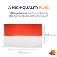 thumbnail image 2 of Bandera AZ FLAG Indonesia, 250 x 150 cm, poliéster 100D, con ojales, 2 of 6
