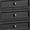 Black, variant on Leyaoyao Farmhouse Nightstand Set of 2, Rustic Night Stand with 3 Drawers, Vintage End Table for Bedroom, Living Room, Black