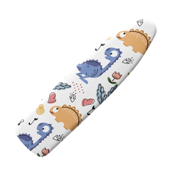 HELLHERO Dinosaurs Print Ironing Board Cover Polyester Iron Cover for Ironing Board, Scorch Resistant Ironing Board Cover Protector Decorative Covers for Ironing Board, 54" x 15" Inch