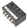 thumbnail image 3 of Stereo Mini Mixer , Metal Easy Setup CX400 Low Noise 4 Channel Mixer  For Mixing Instruments    For Small Bar, 3 of 8