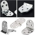 thumbnail image 3 of 6 bisagras planas plegables para puerta de gabinete, máquina de coser de mesa; bisagra abatible plegable de aleación de zinc, bisagra superior abatible con tornillos, plateada, 3 of 5