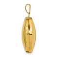 thumbnail image 6 of 14K Yellow Gold 20mm Round Plain Domed Locket, 6 of 6