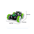 thumbnail image 5 of Juguete De Carro 4wd Coche De Control Remoto Todoterren 1:16, Negro/Verde, 5 of 5