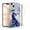Blue Peacock, variant on Flex Gel Camera Cover Designed For Apple iPhone 14 Plus 6.7" Case Transparent Clear