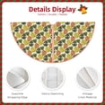 thumbnail image 3 of Sikiie Monstera Leaves Nativity Christmas Tree Skirt, Jesus Christian Winter Holiday Tree Mat Decoration(30-48IN), 3 of 6