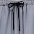 thumbnail image 4 of Cavosen Work Pants for Men Plus Size Wide Leg Pants with Pockets Elastic Waist Trousers Solid Lightweight Flowy Pants, 4 of 5