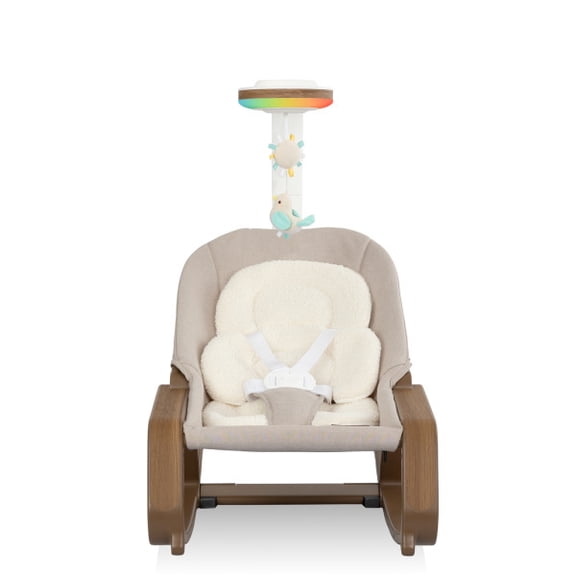 Evenflo Lyra 2-in-1 Infant to Toddler Rocker (Coastal Coffee)