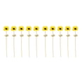 thumbnail image 1 of 5 piezas de seda de anémona artificial Naiovety Amarillo 2Conjunto, 1 of 6