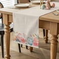 thumbnail image 2 of Easter Eggs Table Runner 90 Inches Long for Kitchen Dining, Retro Farmhouse Spring Spring Flowers Herbs Dresser Scarf Farmhouse, Dining Table Decorations for Wedding/Parties, 13 x 90 In, 2 of 8