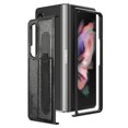 thumbnail image 3 of Supershield Samsung Galaxy Z Fold 5 5G Slim Leather Phone Case Cover With S Pen Holder - Blue, 3 of 5