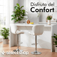 thumbnail image 3 of Set De 4 Bancos De Cocina Barra Silla Taburete Respaldo Alto, 3 of 8