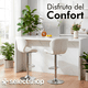 thumbnail image 3 of Set De 4 Bancos De Cocina Barra Silla Taburete Respaldo Alto, 3 of 8