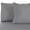 Light Grey, variant on BNM 800 TC Cotton Blend Pillowcase Set of 2, King, White