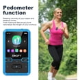 thumbnail image 3 of MUSICOZY 32GB MP3 Player with Bluetooth 5.0,Portable Clip Music Player with Radio, Pedometer, Voice Recorder,Earphones,Support Support up to 128GB, Mini Sport MP3 MP4 for Running Gym Students (Blue), 3 of 7