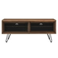 thumbnail image 4 of Modway Nomad Modern Wood Grain Laminate TV Stand for TVs up to 52" in Walnut, 4 of 8