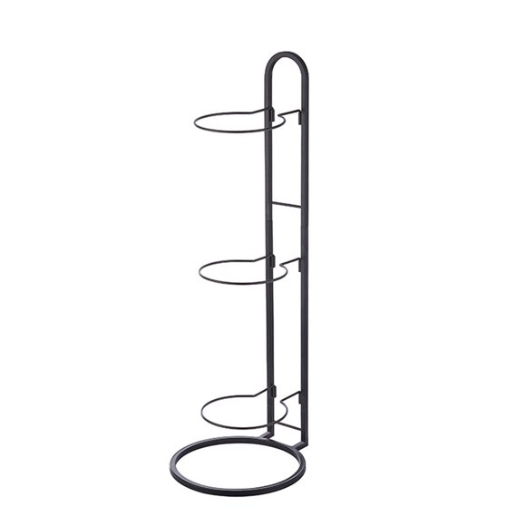 Étagère de Rangement Verticale pour Ballons, Organisateur d'Équipement Sportif à 3 Niveaux pour Basketball, Ballons de Football et Volley-Ball