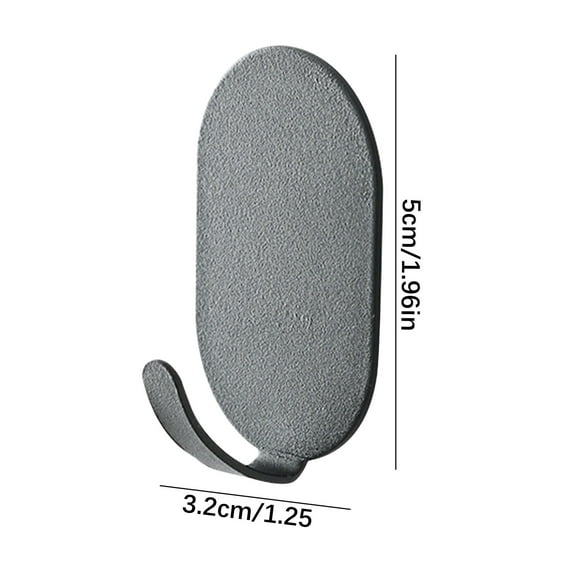 SLYNSHome Non-perforating Household Wrought Iron Hook 5 Load-bearing Hooks Multi-function Strong Hooks