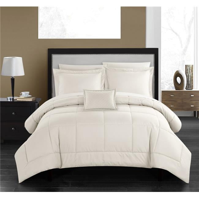 Chic Home Bcs09104 Us King Size Josaia Comforter Set With Solid