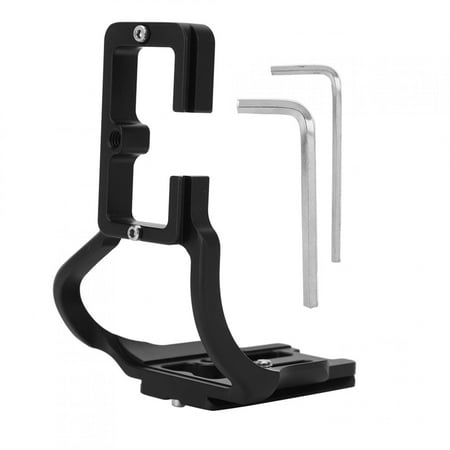 Image of Aluminium Alloy L shape Bracket Quick Release Plate Holder Hand Grip for Fuji X H1 Camera