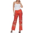 thumbnail image 2 of White Mark Women's Floral Paisley Printed Palazzo Pants, 2 of 5
