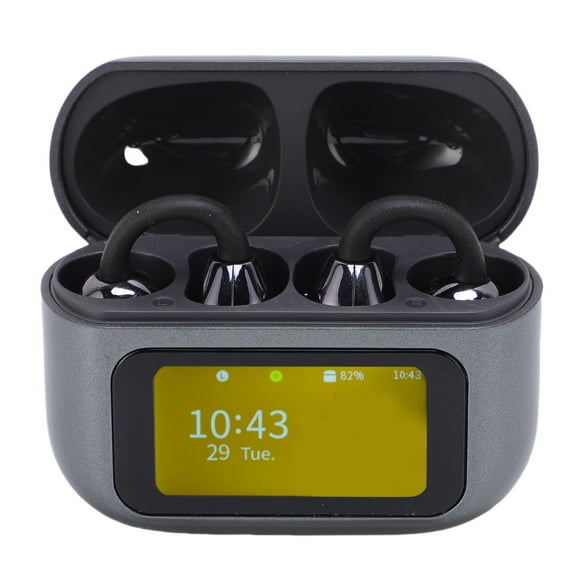 Wireless Earbuds, 5.49 Headphones Sport, with LCD Touchscreen Charging Case, HiFi Speakers, Directional Sound Transmission, for Workout, Running