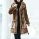 thumbnail image 4 of Abrigos y chaquetas casuales con capucha de manga larga para mujer, abrigos de moda con parte delantera abierta y manga larga, blusa lisa, abrigo con botones, blusa para mujer, 4 of 9