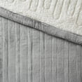 thumbnail image 3 of Woolrich Contemporary Berber/Plush Fabric King Heated Blanket in Gray, 3 of 11