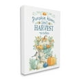 thumbnail image 3 of Harvest Wishes Autumnal Fall Pumpkins Botanical Bouquet Botanical & Floral Graphic Art Gallery-Wrapped Canvas Print Wall Art, 3 of 7