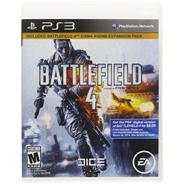 battlefield 4: limited edition [playstation 3 ps3 bonus china rising expansion pack] new - image 1 of 2
