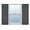 Dark Gray, variant on 15 Inch x 55 Inch Standard Louver Exterior Vinyl Window Shutters, White (Pair)