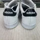 thumbnail image 3 of Ad-id-as Mens Size 10 White/Black Sneakers Comfortable Casual Athletic Shoes, 3 of 6