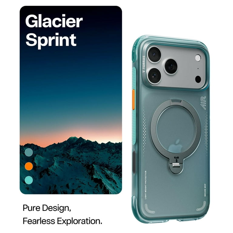 TORRAS Flagship Q3 Air for iPhone 17 Pro Max Case,Visible Airbag