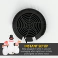 thumbnail image 5 of Outsunny 6.1' Christmas Inflatables Three Snowmen with Sign Each, Blow-Up Outdoor Christmas Decorations with LED Lights for Garden Party, 5 of 9