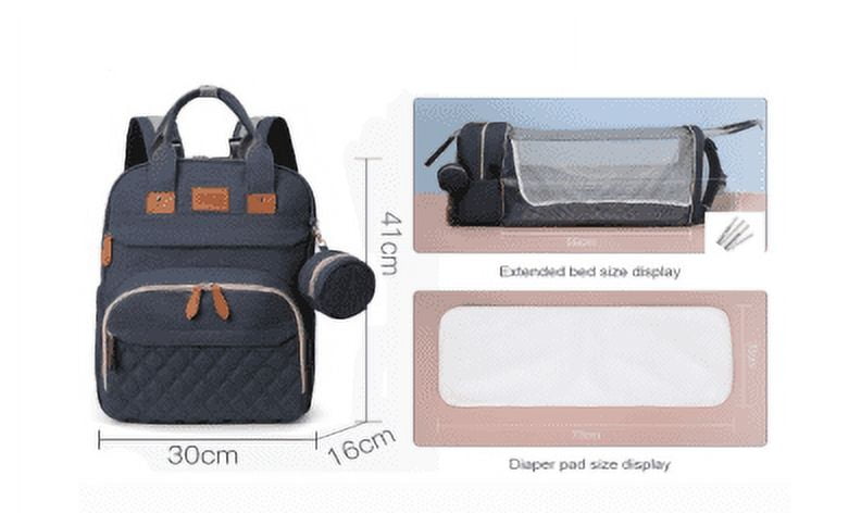 OCTIIFY Blue Diaper Changing Station BackPack