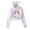 White-WP09809X03, variant on InquisitorMaster Hoodie Sweatshirts Crop top Printing Internet Celebrity for Girls Cat Ear Youth Streetwear