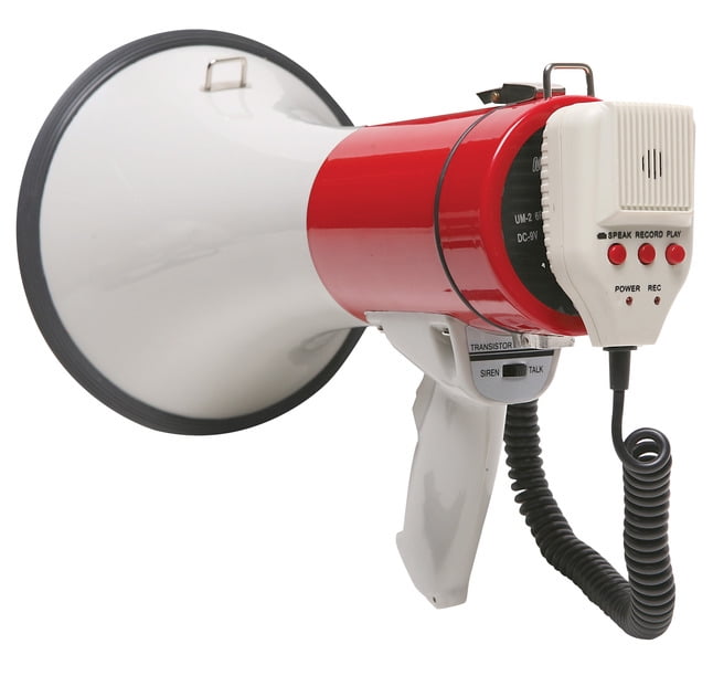 Califone PA20R Megaphone with 305 Foot Range