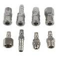thumbnail image 2 of Quick Coupler Compressor Hose Connector, Resist-rust 8PCS Air Compressor Connector, Air Hose Fitting, Connect Tool For Industrial Pneumatic Tool For Pipe, 2 of 8