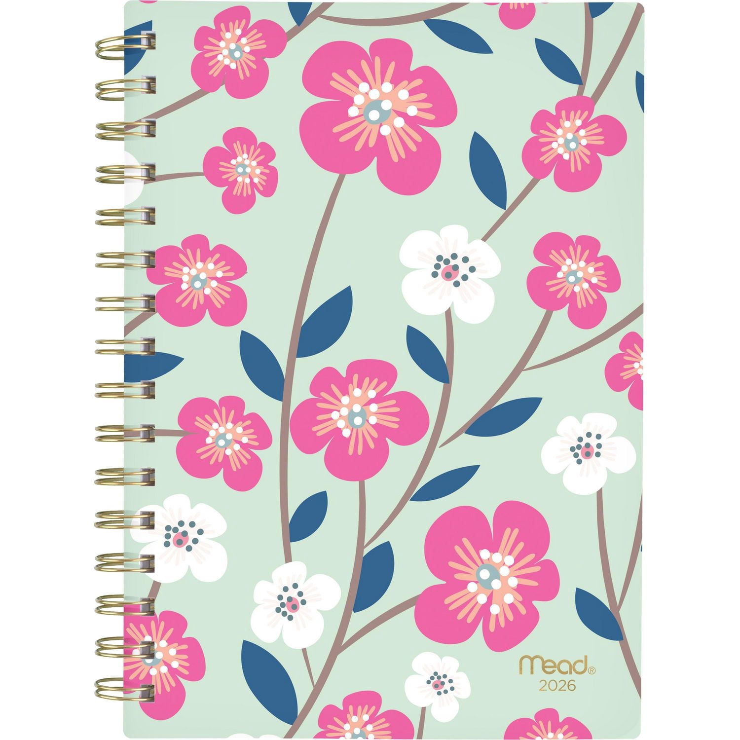 2026 Mead® Spring Floral Small Weekly Planner