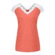 thumbnail image 4 of Pntutb moda mujer cuello redondo manga corta encaje tops camiseta camisetas sueltas cortas Pntutb Pntutb-2354, 4 of 5