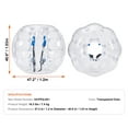 thumbnail image 2 of KFFKFF Air-Filled Collision Sphere Single Pack, 4FT/1.2M Size Suitable for Adolescents & Adults, 0.8mm PVC Thickness Human-Sized Orb for Outdoor Group Fun Activities, 2 of 9