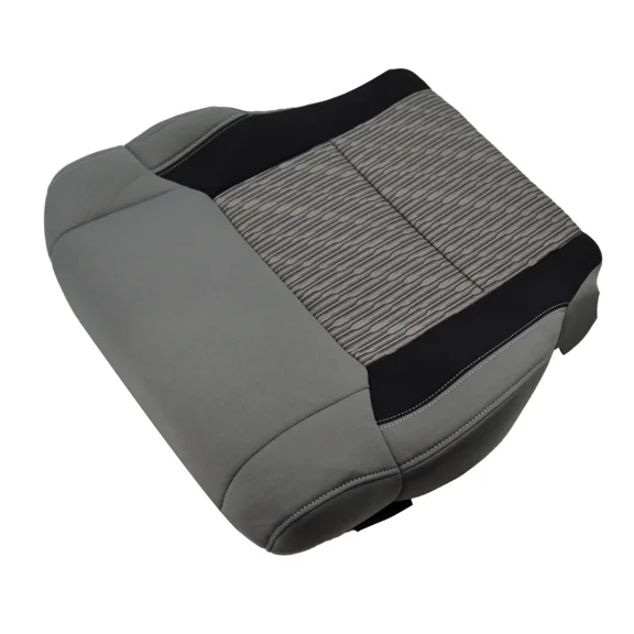 Aniceparthy 2014-2021 For Toyota Tundra Front Driver Bottom Cloth Seat Cover Gray/ Black