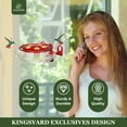 Kingsyard Window Hummingbird Feeder with Ant Moat & 5 Feeding Ports