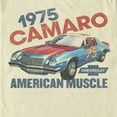 thumbnail image 2 of Men's General Motors Retro 1975 Camaro American Muscle  Graphic Tee Beige Medium, 2 of 4