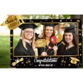 thumbnail image 2 of Large Size Graduation Photo Frame + 14 Congrats Photo Booth Props Party Supplies HTOOQ Grad Class of 2021 Decorations Favors (Assembly Needed) gold,black,white -, 2 of 5