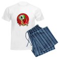 thumbnail image 6 of CafePress - Noel Turtle Pajamas - Men's Light Loose Fit Cotton Pajama Set, 6 of 7